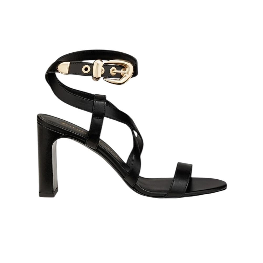 <<Stuart Weitzman Maven Block 85 Black Sandals – Sz 8.5B